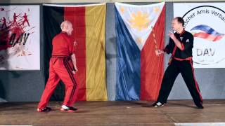 30 Jahre DAV  Modern Arnis Demo Meister Carsten Hemmersbach [upl. by Homans]