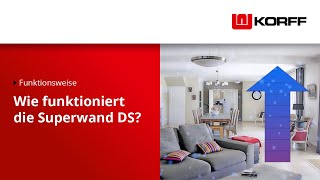 Wie funktioniert die Superwand DS KORFF [upl. by Yenittirb]