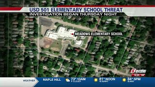 Topeka Police investigating school threat towards Meadows Elementary School [upl. by Ayot346]