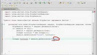 Using the HttpSession Object Servlet and JSP Tutorials J2EE [upl. by Adiuqram]
