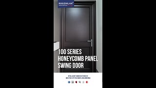 100 Series Aluminium Honeycomb Panel Swing Dooraluminium doors windows [upl. by Ineslta826]