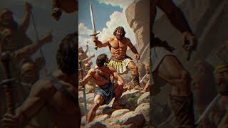 The Story Of David and Goliath biblestories shorts david goliath shortsvideo [upl. by Amelia503]