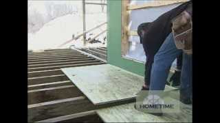 Pressure Treated Plywood for the Back Deck at Creekside [upl. by Mitchel]