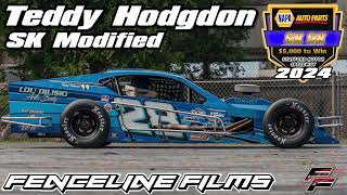 Teddy Hodgdon SK Modified Stafford Speedway SK 5K 2024 [upl. by Grewitz]