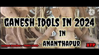 syndicate nagar Ganesh idols making 2024 anantapur [upl. by Chi]