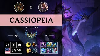 Cassiopeia Top vs Quinn  NA Challenger Patch 1413 [upl. by Ammej]