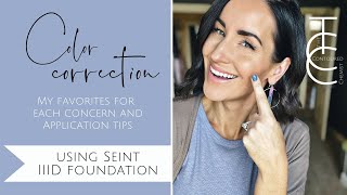 Color Correction with Seint IIID Foundation  How to Use Them amp Best Options [upl. by Kaylee875]