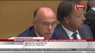 Audition de Bernard Cazeneuve sur le projet de loi à la délimitation des régions [upl. by Collen]