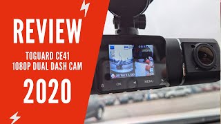 TOGUARDGO CE41A Dash Cam Review  Toguard Dual Dash Cam 1080P Review Setup Install [upl. by Corine]