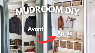 DIY PLACARD DENTREE  Mudroom DIY  Tuto upcycling Le Bon Coin Leroy Merlin Ikea hack [upl. by Araminta145]