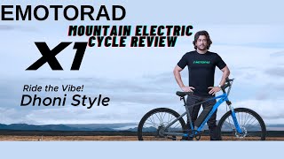 BEST E CYCLE UNDER 30K EMOTORAD X1 Mountain Electric Cycle Review [upl. by Eastman]