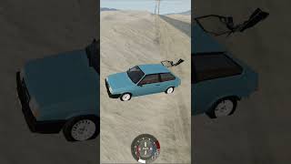 Lada Samara Russian Car Top Speed Crash shorts beamngdrive [upl. by Gillmore]