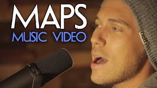 Maps  Maroon 5  Official RUNAGROUND Music Video Lyrics Version Cover [upl. by Joya]