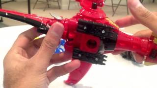 Gosei Great Megazord Review Power Rangers Megaforce [upl. by Ymmat444]