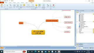 Hướng dẫn học sinh sử dụng sơ đồ tư duy bằng phần mềm MindMaple Lite ở lớp 6 trang 46 SGK [upl. by Ki]