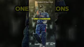 MS Dhoni Famous Quote inspiration history cricket shorts youtubeshorts motivation [upl. by Southworth]