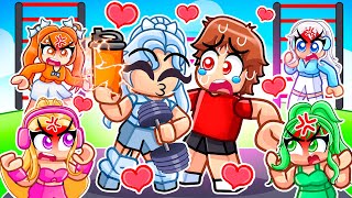 Techy Has A POPULAR CRAZY FAN GIRL In Muscle Legends [upl. by Eelyek]