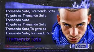 Tremenda Sata  Arcangel Original Video Music Con Letra quotREGGAETON 2014quot [upl. by Enyak]