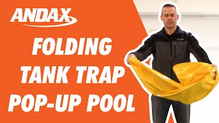 How to Fold the Top Selling Tank Trap™ Spill Containment Pool from Andax Industries [upl. by Bullock]