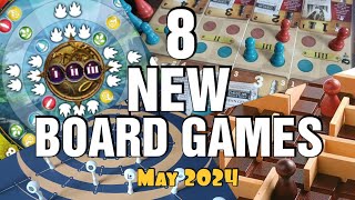 8 New Board Games 2 Expansions  May 2024 [upl. by Bride]