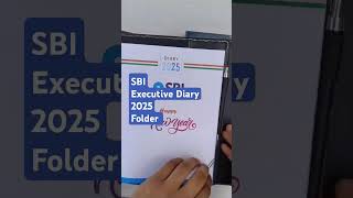 SBI Executive Diary Folder 2025branding sbi diary 2025 [upl. by Enawyd]