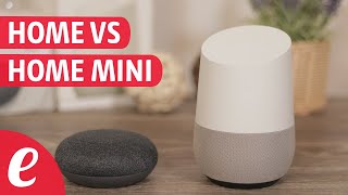 Google Home vs Google Home Mini español [upl. by Smart644]