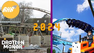 EVERYTHING coming to Drayton Manor in 2024 [upl. by Akcirederf]