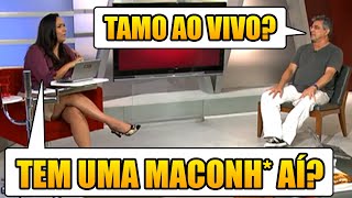 As Maiores GAFES da TV Ao Vivo Vergonha Alheia 31 [upl. by Elleirb]