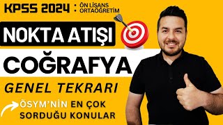 Nokta Atışı COĞRAFYA Genel Tekrar I Enes Hoca I kpss kpss2024 [upl. by Kinnon]