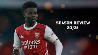 Bukayo Saka  Season Review 202021 [upl. by Legra]