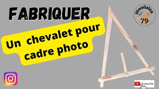 fabriquer un chevalet pour cadre photo [upl. by Wadlinger]