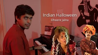 Spooky Indian Halloween Piano Performance [upl. by Steffane]