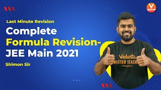 Complete Maths Formula Revision For JEE Main 2021 1 🔥  IIT JEE Maths  Vedantu JEE Enthuse English [upl. by Michael]