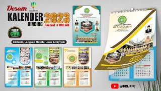 Kalender 2023 Lengkap Free CDR [upl. by Lennahc]