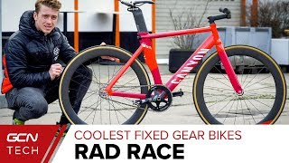 The Coolest Custom Fixed Gear Bikes From The Rad Race [upl. by Ines394]