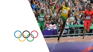 Bolt Blake Weir Quinonez amp Lemaitre Win 200m Heats  London 2012 Olympics [upl. by Adnyleb]