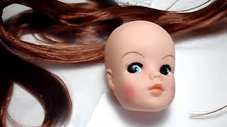 How to reroot a doll using the Knot Method [upl. by Matrona88]