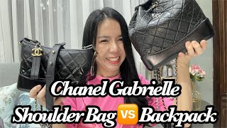 ReviewChanel Gabrielle Shoulder Bag amp Backpack [upl. by Caswell828]