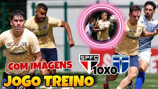 Jogo Treino COM IMAGENS São Paulo 10x0 Atlético Mogi SPFC de CARPINI vence Escalação GOLS E [upl. by Sekyere]