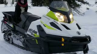 Barkerville Sledding Top of Bowl barkerville tundraxtreme skidootundra sledding [upl. by Maisel]