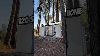 I Toured a 120 square foot PREFAB HOME in the Forest hometour tinyhouse prefabhome [upl. by Dimmick959]