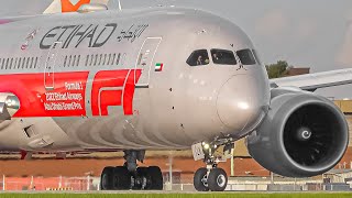 20 MINUTES of CLOSE UP TAKEOFFS  Melbourne Airport Plane Spotting YMMLMEL [upl. by Eelaras]