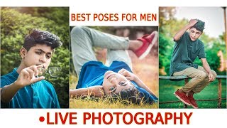 SH CREATION  Live Photoshoot Poses How To Latest And Best Pose Like Model For Mens [upl. by Aiyotal]