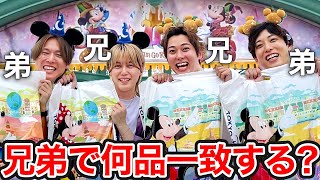 【40周年】兄弟でディズニーお土産を爆買いしたら何品一致できるのか！？ [upl. by Ekusuy558]