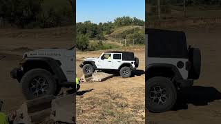 Jeep Gets Turtled on Jersey Barriers [upl. by Nierman722]