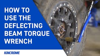 How to use the Deflecting Beam Torque Wrench  KINCROME Tech Tip [upl. by Aihsenor]