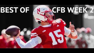 BEST OF COLLEGE FOOTBALL  WEEK 2 [upl. by Werda]