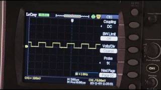 Teledyne LeCroy WaveAce Quickly Display a Waveform [upl. by Alemac]