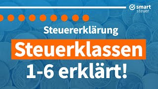 Steuerklassen einfach erklärt – Steuerklasse 16 erklärt 2022 [upl. by Alleoj]