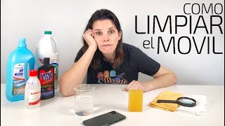 Cómo limpiar Y DESINFECTAR tu móvil TRUCO INFALIBLE [upl. by Evelina]